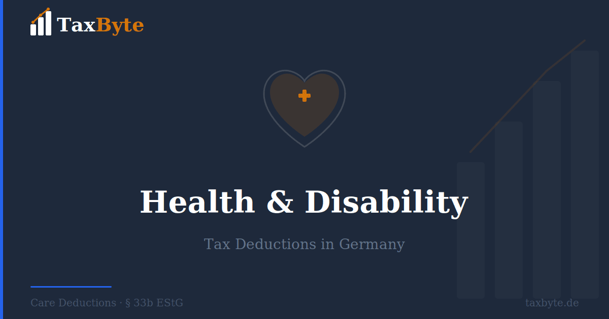 Health & Disability Tax Deductions Germany